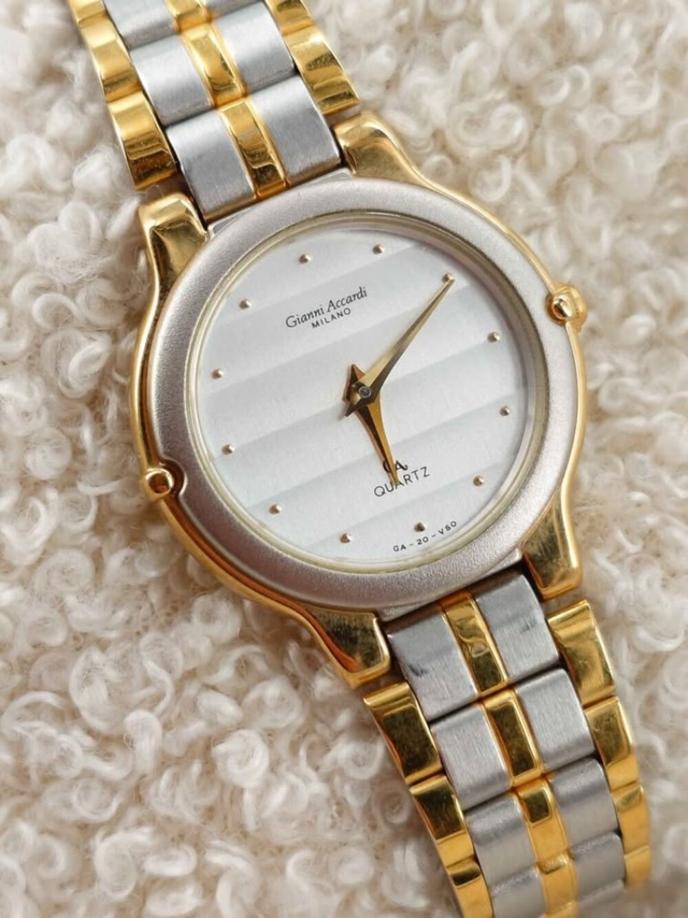 Gianni Accardi Milano Women's Quartz Watch GA-20L Two-Tone 24mm